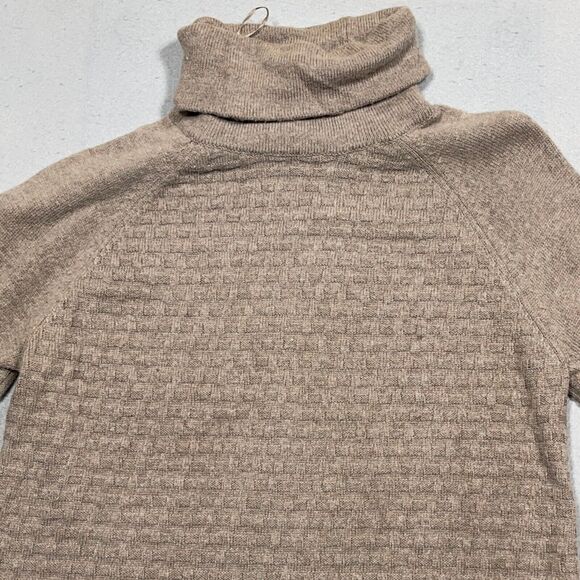 C&C California Sweater Womens Size Large Tan Wool Blend Turtleneck‎ Pullover - Picture 4 of 9